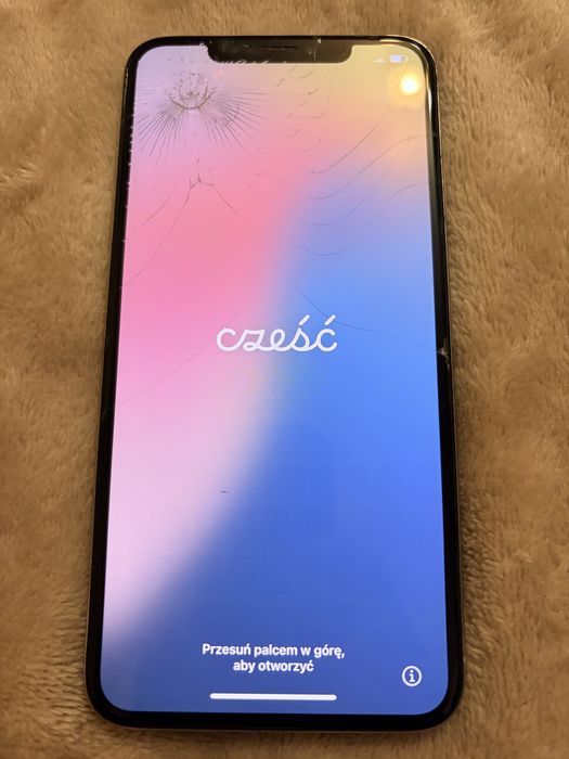 iPhone Xs Max uszkodzony ale zadbany ! Polecam !!!