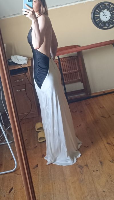 Сукня Bardot, Yve Contrast Halter Dress, довга, нова