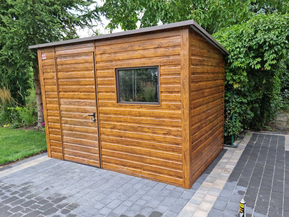 GARAŻ BLASZANY | Domek Ogrodowy | SCHOWEK BUDOWLANY|Wiatka – Maj-Blach