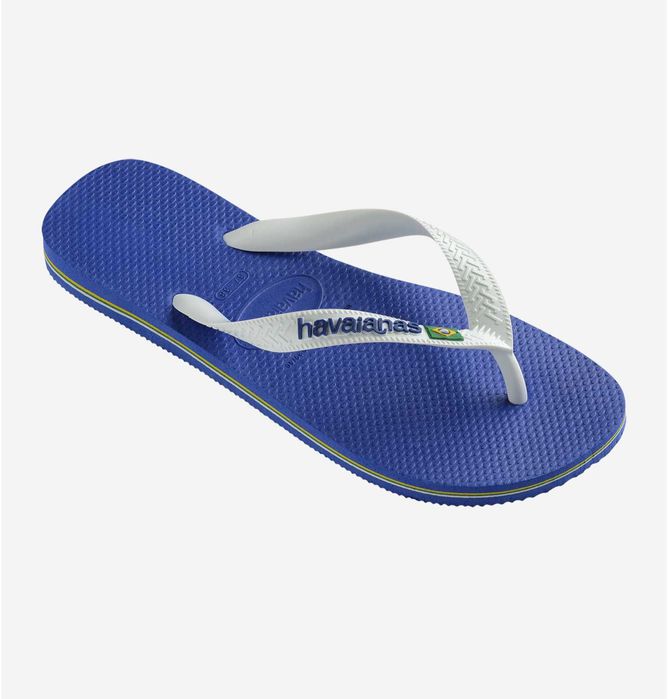 Chinelos Havaianas Azul e Branco