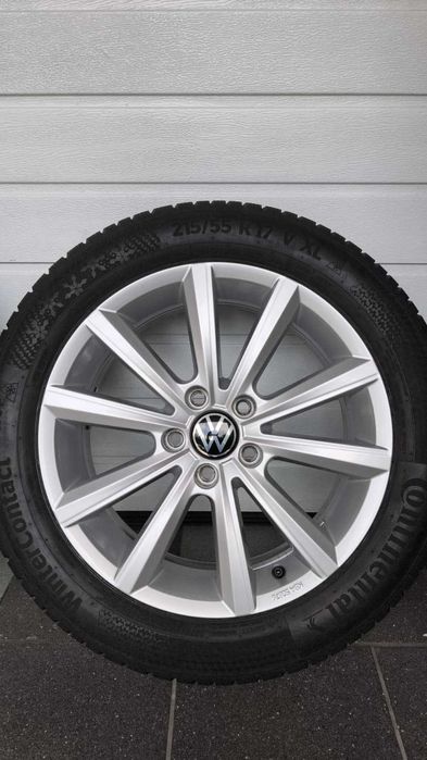 Koła 17' Vw Passat B8 Audi Skoda Seat 5x112 opony zima 215/55/17 (OL2251)