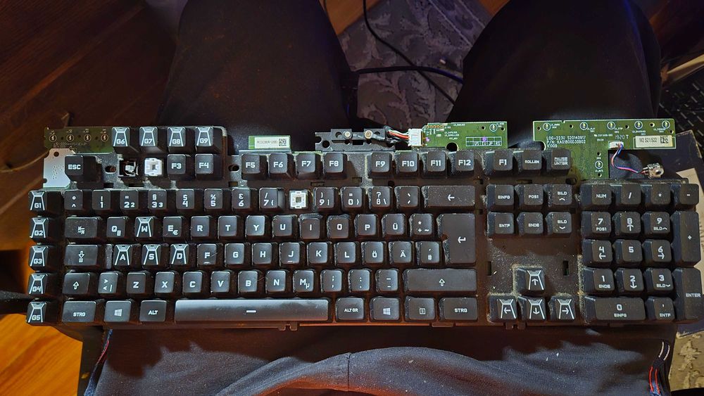 Клавіатура ігрова Logitech G910 Orion Spectrum поклавішно запчастини