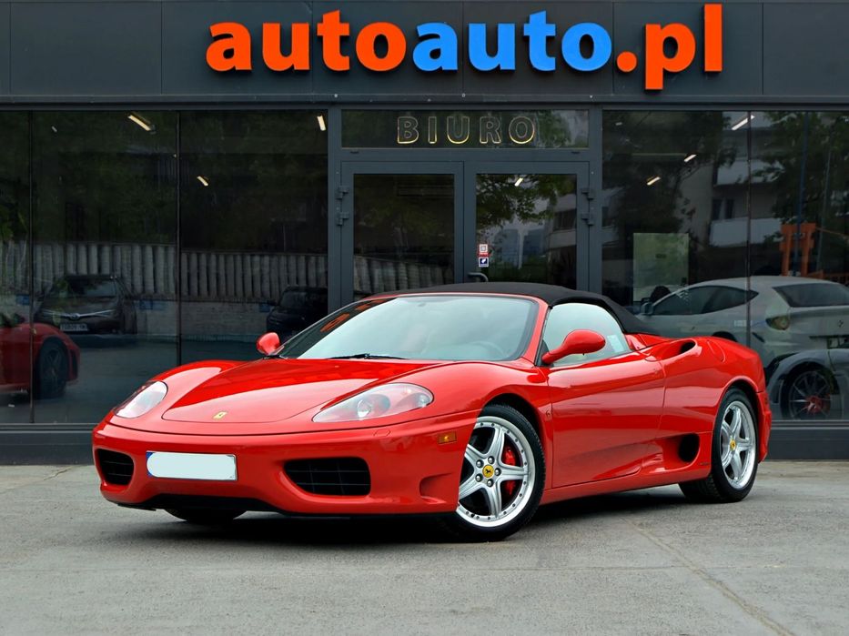 Ferrari 360 Spider, F1, bezwypadkowy, niewielki przebieg
