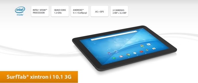 Tablet 10 Cali Hd Intel Atom 4,8Ghz 128Gb Wifi Bt 3G Sd Gps Android