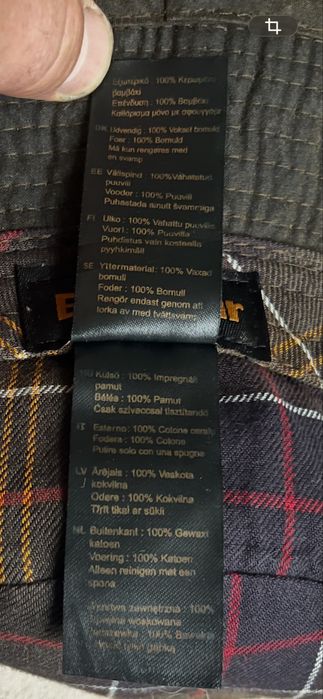 Barbour Wax Hat  панама / капелюх