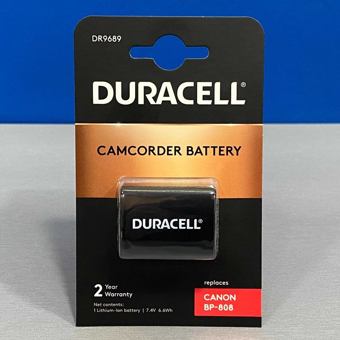 Bateria Duracell - Canon BP-808 - 890mAh (SELADA)