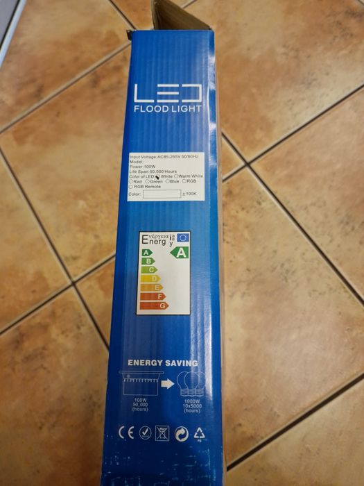 Halogen 100W LED zewnętrzny i wewnątrzny