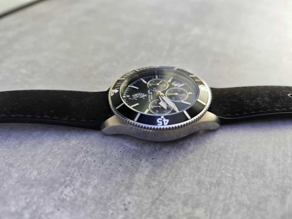 Zegarek męski U.S. Polo Assn USP7226GR Argo chronograf oliwkowa tarcza