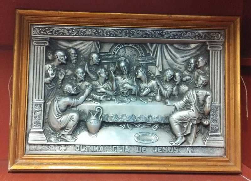 Metal Last Supper Painting