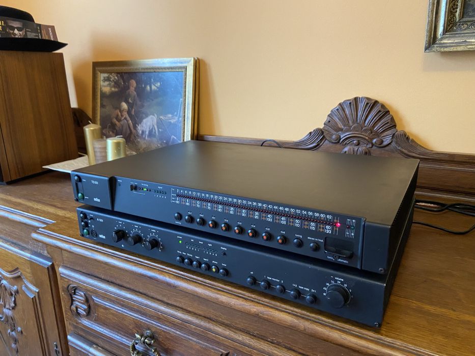 Wysokiej klasy tuner radiowy Braun TS-501! Design Dieter Rams, vintage