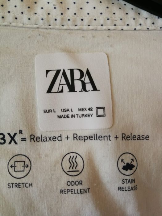 Koszula z długim rękawem Zara rozmiar L