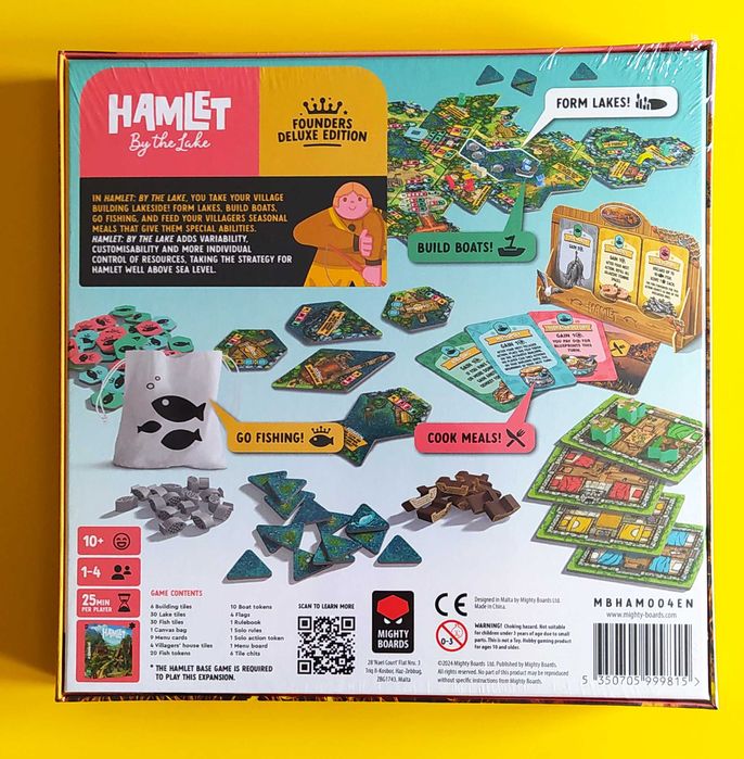 Jogo Tabuleiro Hamlet + Expansão Deluxe Founder Edition