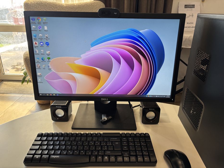 Компьютер Logic Power, монитор Dell, процесор Intel i7