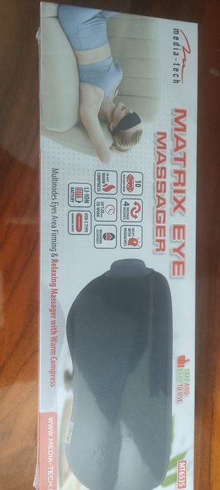 Matrix Eye Massager media - tech relaksujący masażer do masażu okolic