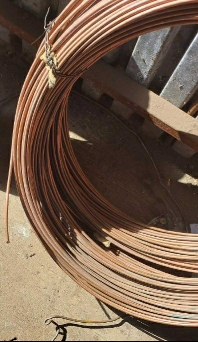 Проволока биметалическая  (сталемедная) БСМ 5мм  цена за 1 кг.