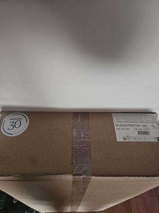 Móvel p/ Aquário c/ Portas Splendid Ultra 100cm - Novo em caixa