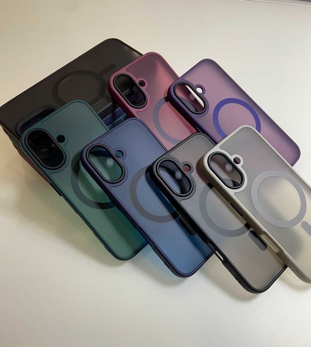 Чехол айфон 16 MagSafe, матовый. Все модели | Чохол iPhone