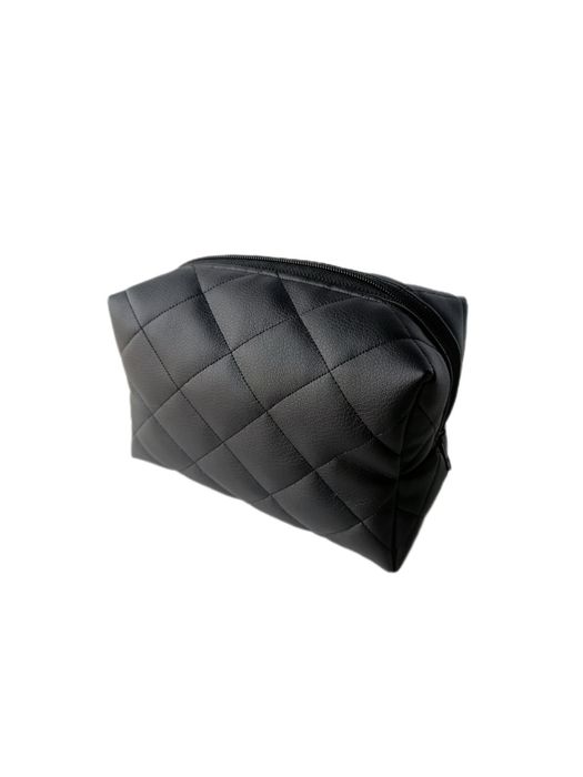 Kosmetyczka handmade z ekoskóry usztywniana podróżna organizer na kosm