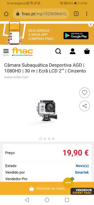 Camera desportiva