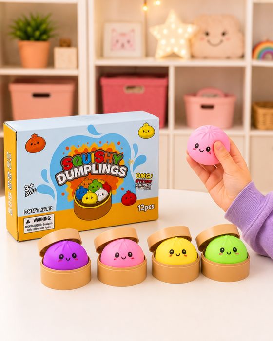 Сквіш Dumpling Squishies пельмень антистрес