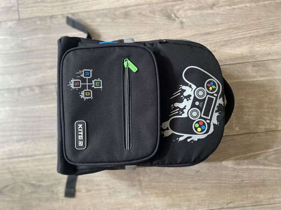 Рюкзак Kite чорний з відбивачами світла