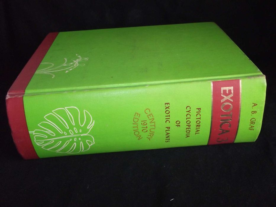 Livro Exotica pictorial cyclopedia edição centenário botânica Plantas
