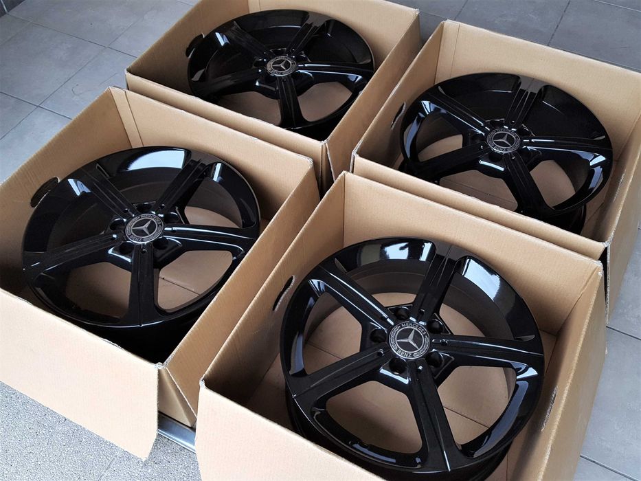 Alufelgi 17 Mercedes A B C CLA GLA V Vito Viano Czarne ! 5x112 490#