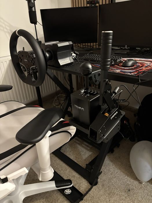 Zestaw do sim racingu moza r5 moza racing hamulec reczny h-shifter