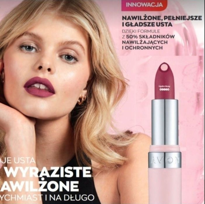 Avon Hydramatic Matte - matowa szminka z kwasem hialuronowym