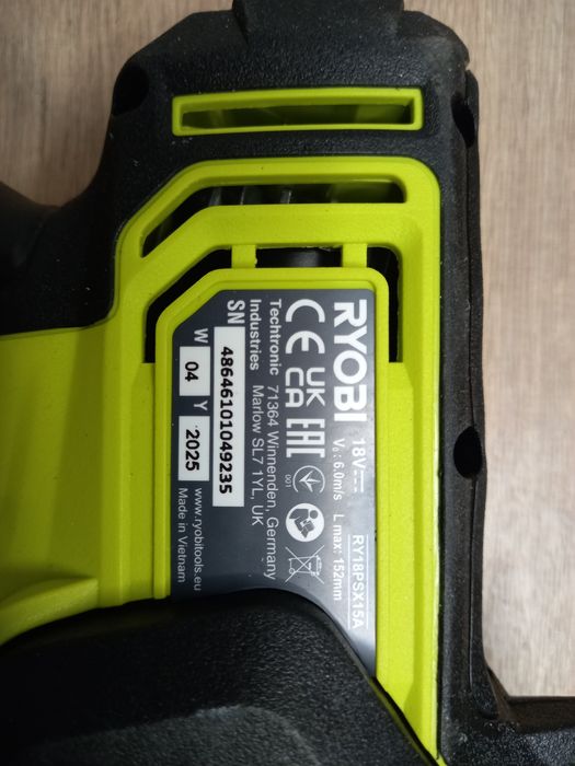 Ryobi piła łańcuchowa akumulatorowa Ryobi 18V RY18PS15A-0 Solo