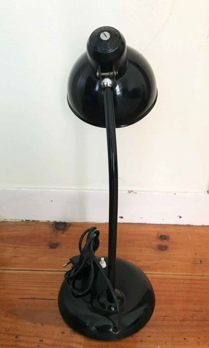 Candeeiro original Kaiser Idell preto Bauhaus Desk Lamp