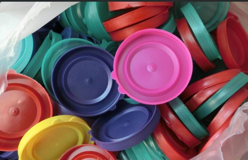 Кришки пластик капрон на банку