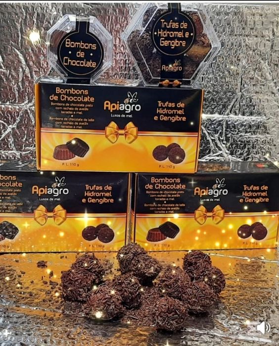 Chocolates de Mel e Trufas de Hidromel