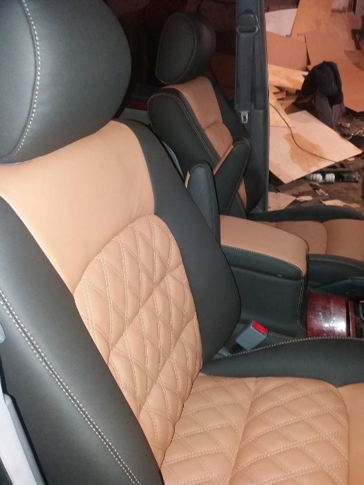 Перетяжка салона обшивка сидений Переобладнання Переоборудование бусов