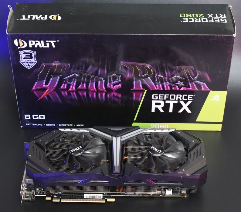 RTX 2080 Palit Game Rock 8Gb.