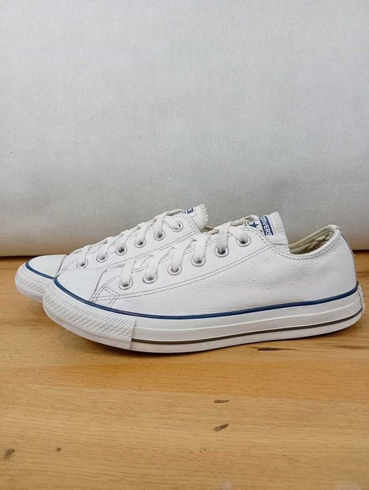 CONVERSE All Star White Leather Ox Lo, trampki, rozmiar 39