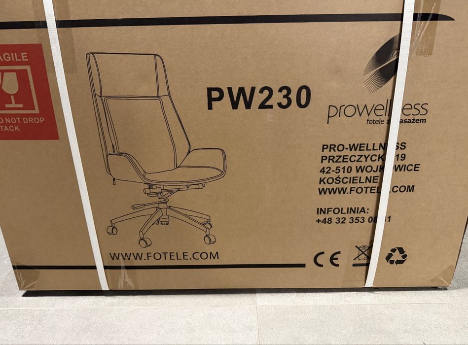 Pro Wellness Fotel masaz 3D Masazer Biurowy PW 230, Okazja!