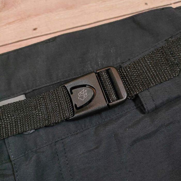 JACK WOLFSKIN Spodnie Trekkingowe Ocieplane Męskie Logowane r. 36/30