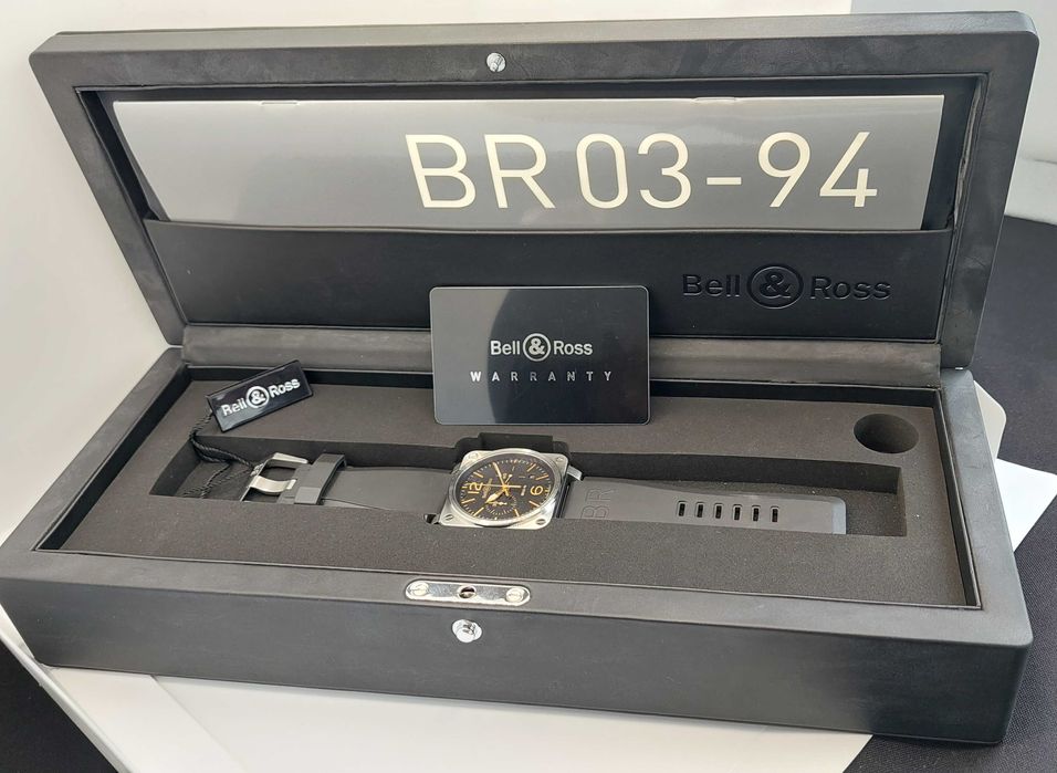 Bell&Ross - relógio BR03-94 Golden Heritage Chronograph