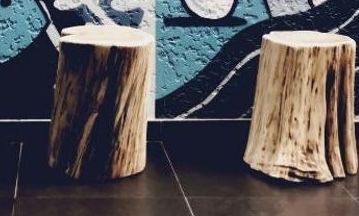 Conjunto de 3 Troncos / bancos madeira Preço Final