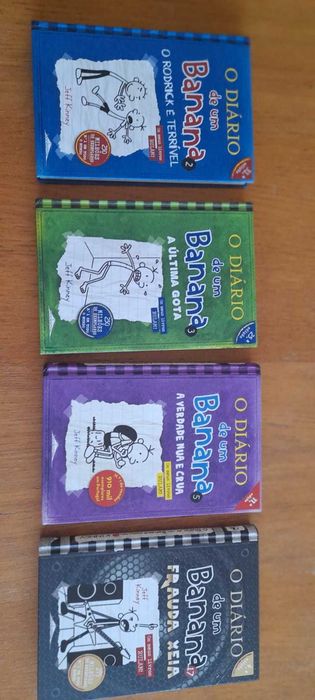Livros Diário de um Banana (Vol. 2. 3, 5 e 17) - Cada 10€