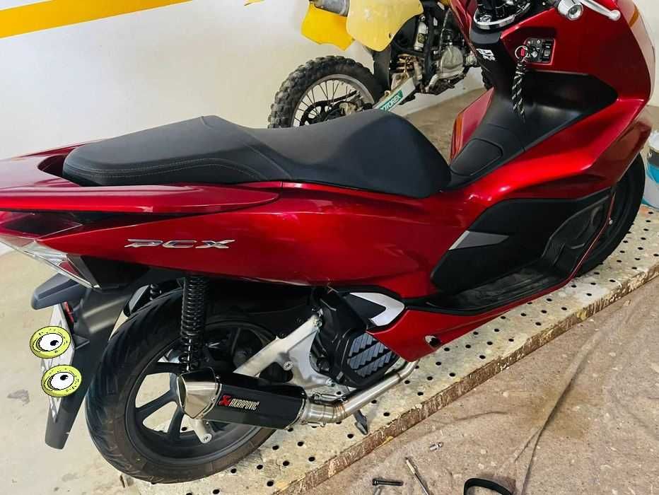 Linha escape NOVA Honda PCX ABS LED 2019 e 2020