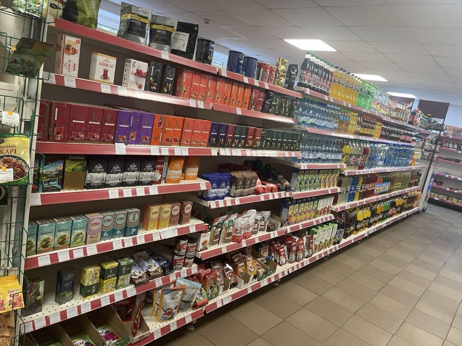 Стелажі торгові. Вітрини. Стелаж хлібний.Стелаж острівний.Modern Excpo