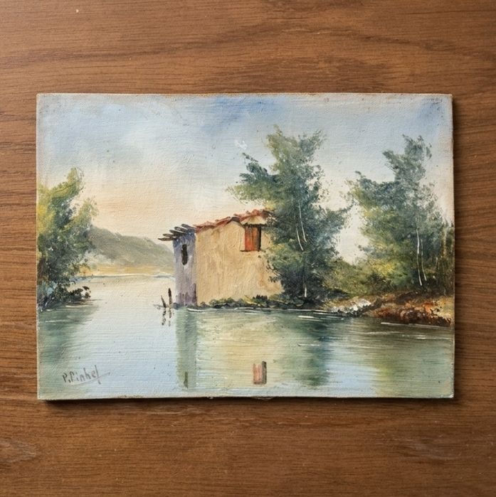 Antique signed painting