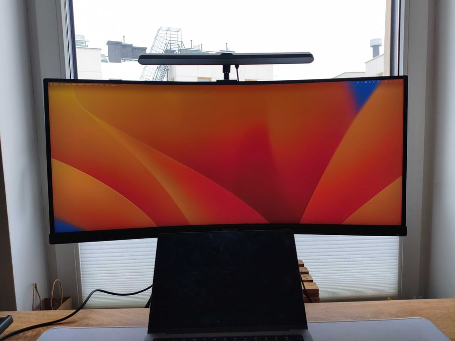 Monitor PHILIPS E-line 346E2CUAE 34" 3440x1440px 100Hz 1 ms