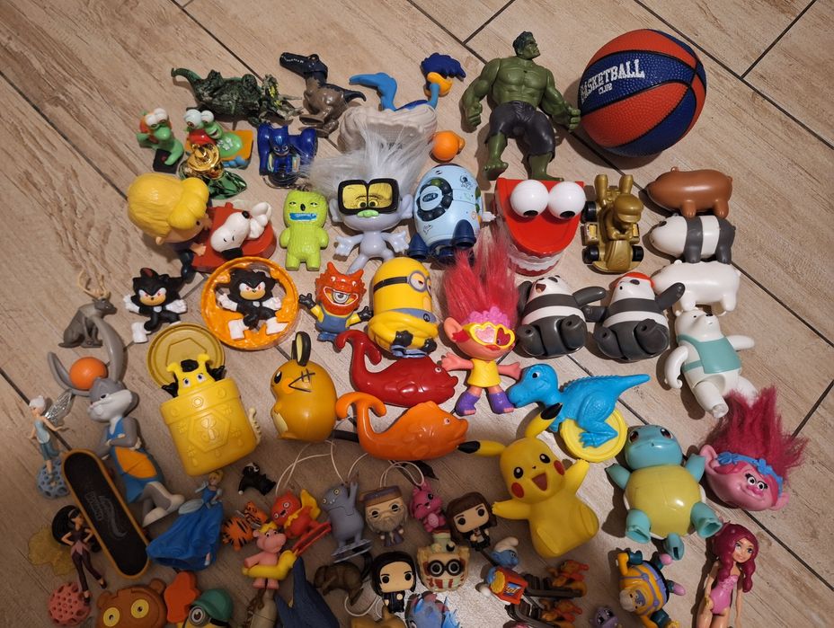 Лот 2кг игрушки киндер и макдональдс