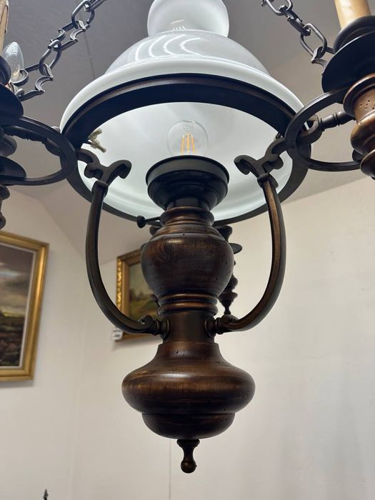 Старовинна люстра великого розміру на 9 ламп светильник 7220