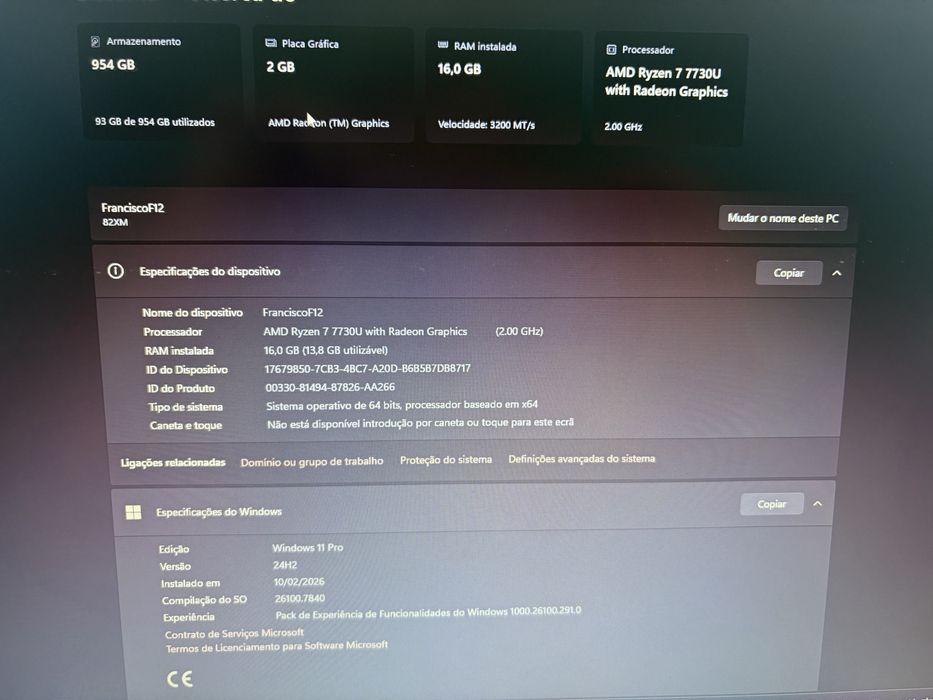 Lenovo Ideapad slim 3 - 1TB SSD 16Gb RAM  c/ garantia