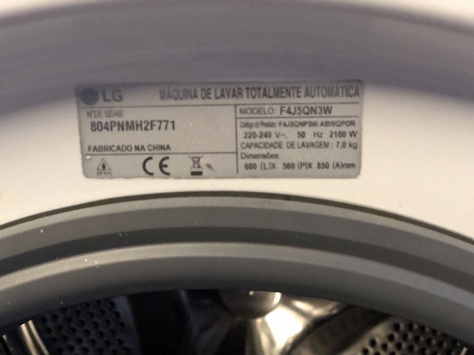 Maquina  roupa lg 7 k motor inverter