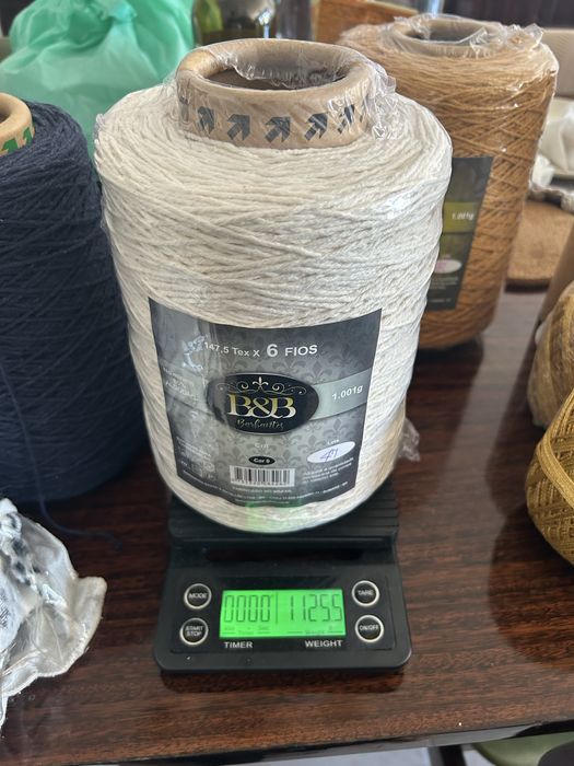 4,5KG de Fio de Barbante 6 para croche
